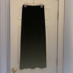 Black maxi skirt